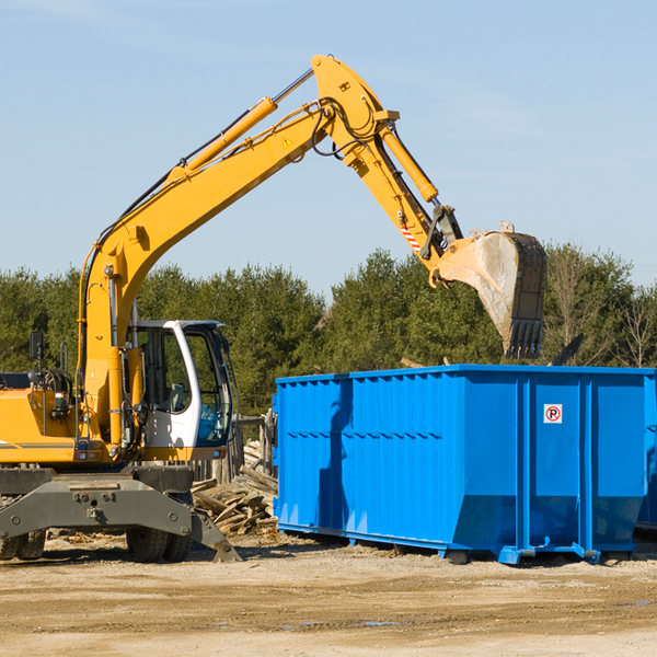 how many times can i have a residential dumpster rental emptied in Fair Lakes Virginia